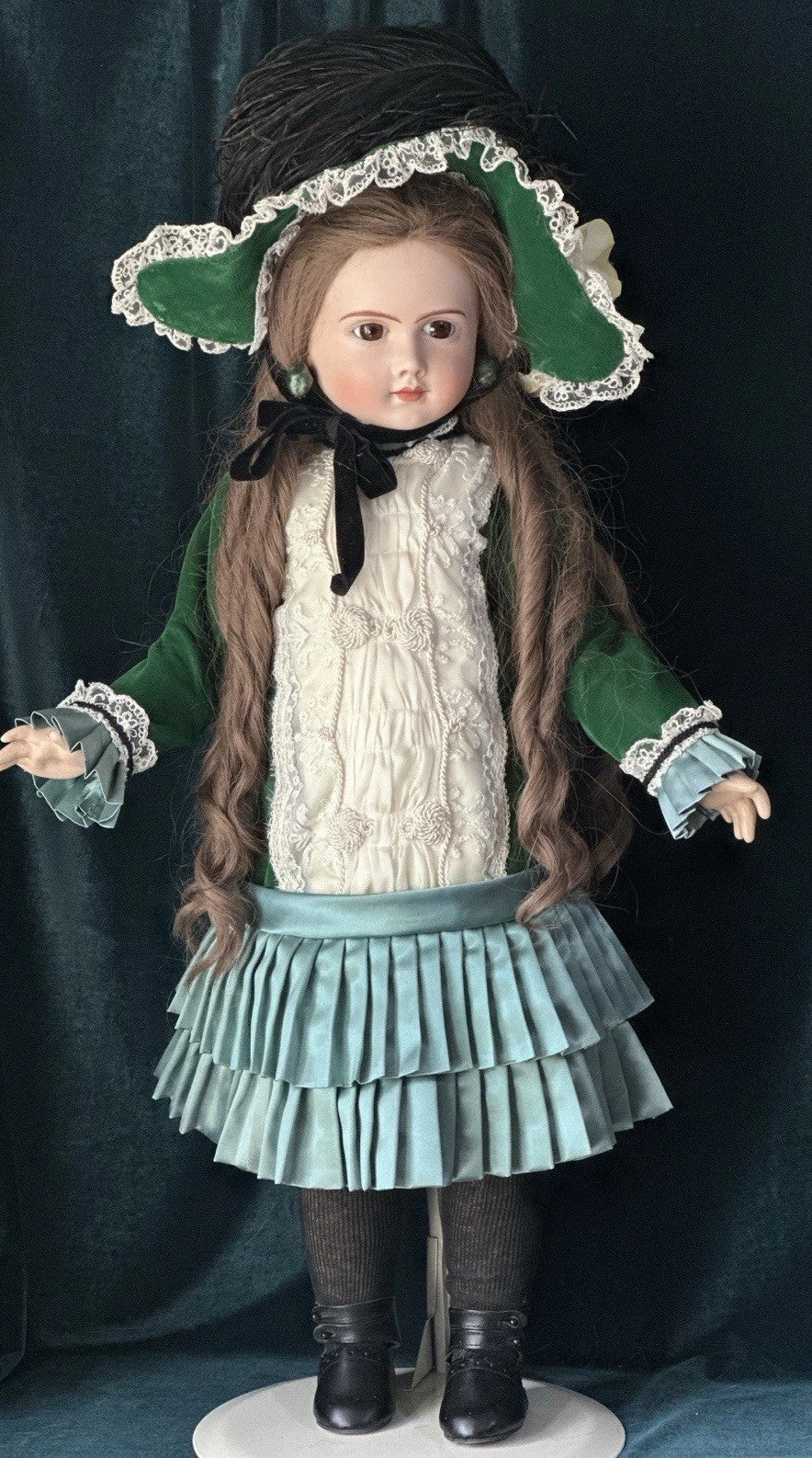 Vintage Reproduction of Antique French Andre Thuillier A.14.T. 26” Doll