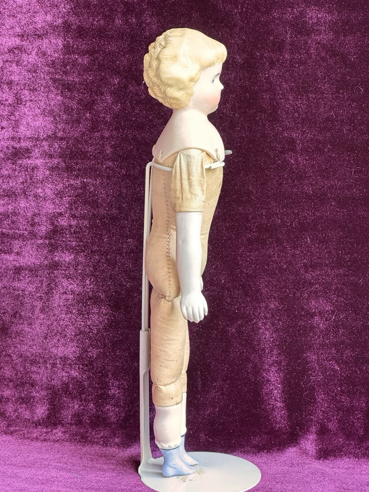Antique German 10.75” Alt, Beck & Gottschalck Highland Mary Bisque Parian Doll