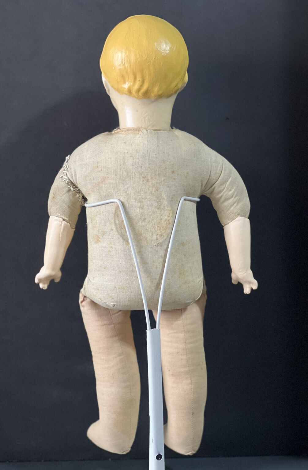Antique 1920’s Composition Ideal Carrie Joy Character 18” Boy Doll Flirty Eyes