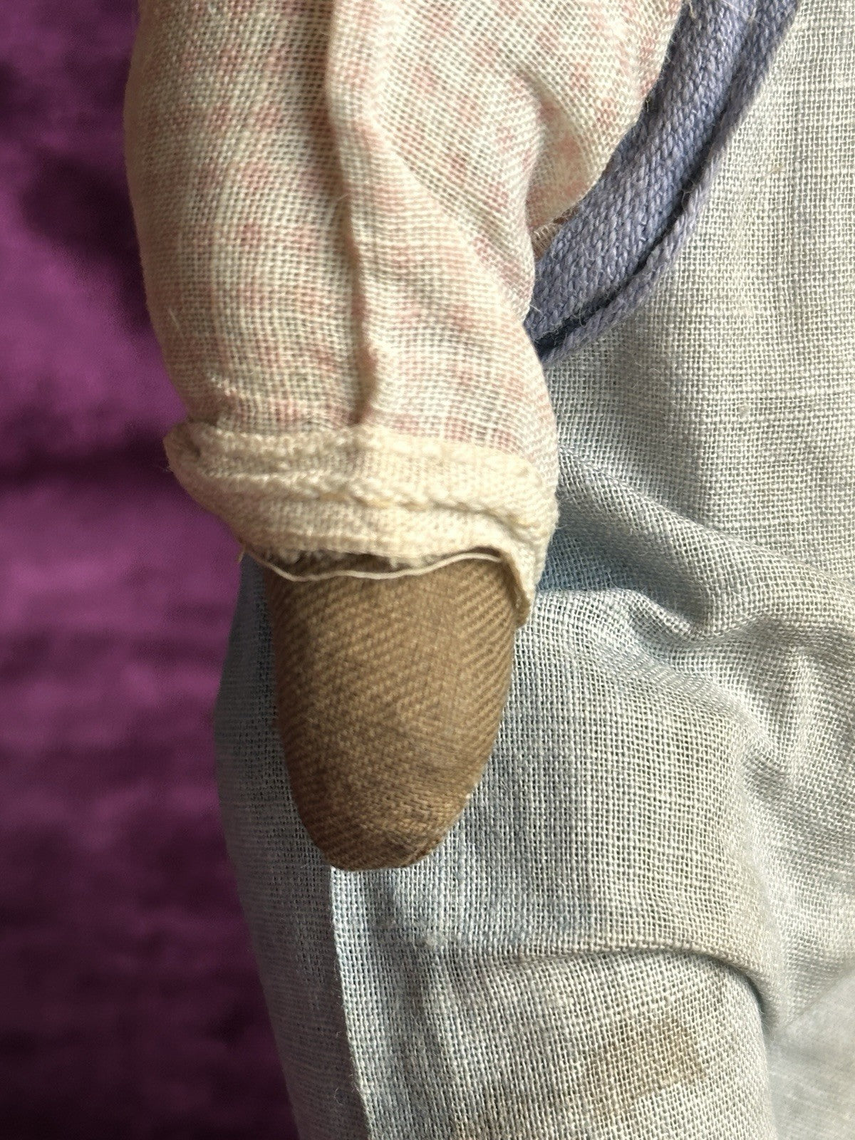 Antique American Horsman (?) Early Composition Dark Complexion Character Doll