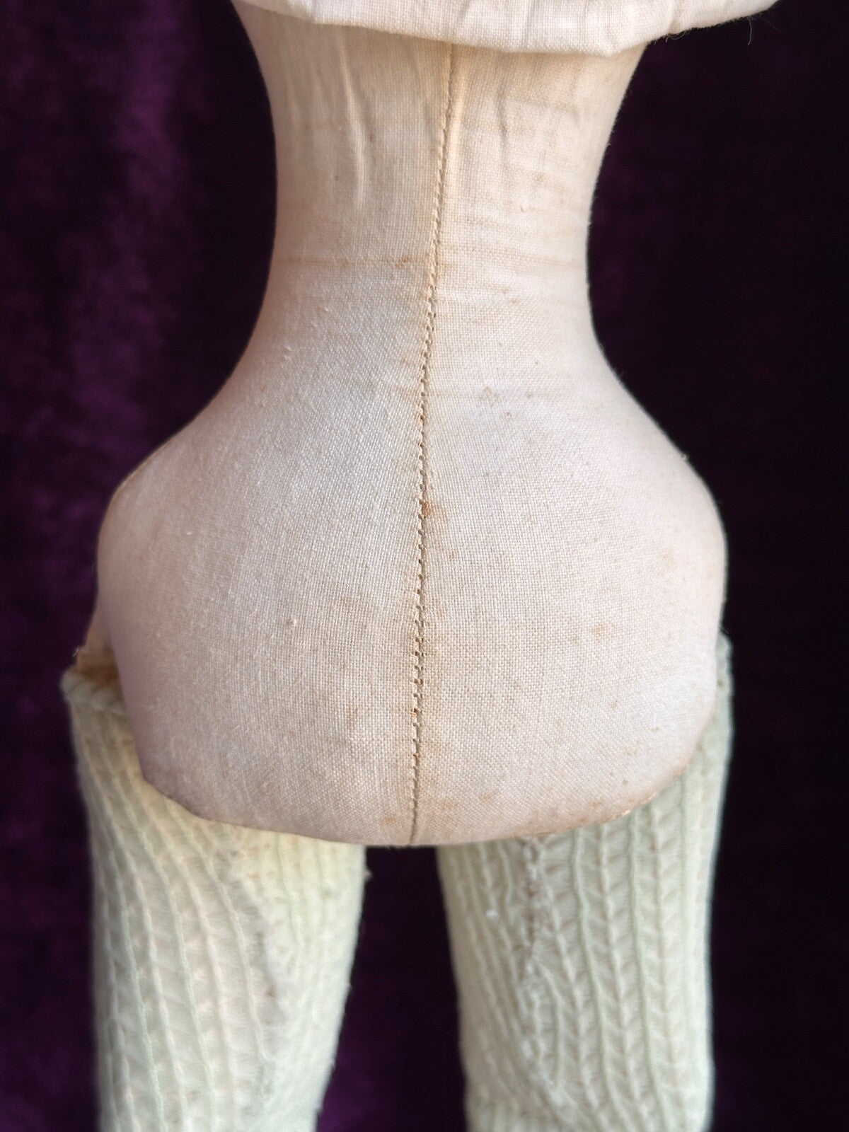 Antique French 19” Poupee Bisque Head Fashion Doll