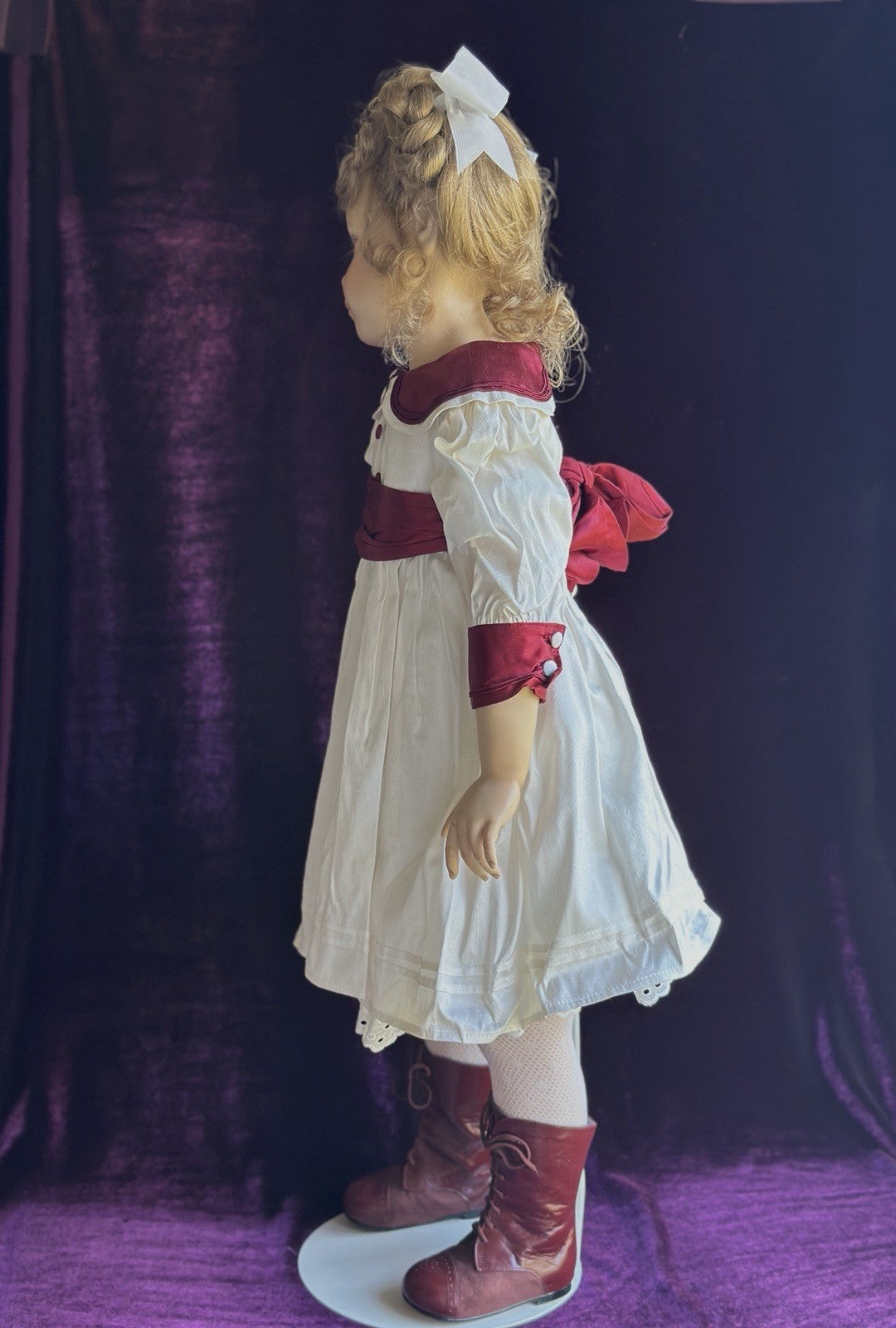 German 31” Hildegard Gunzel Wax Over Porcelain May Doll NIB LE Europe 35