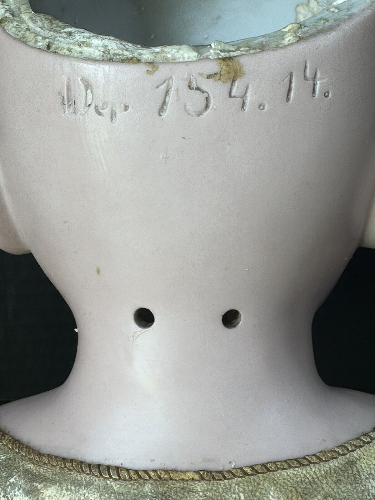 Antique JDK Kestner Mold 154 Bisque Head/Shoulder Leather Body 26” Doll