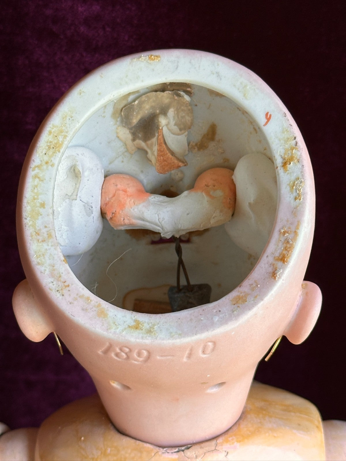 Rare Early Antique German 18” Kestner 189 Bisque Head Doll Composition Body