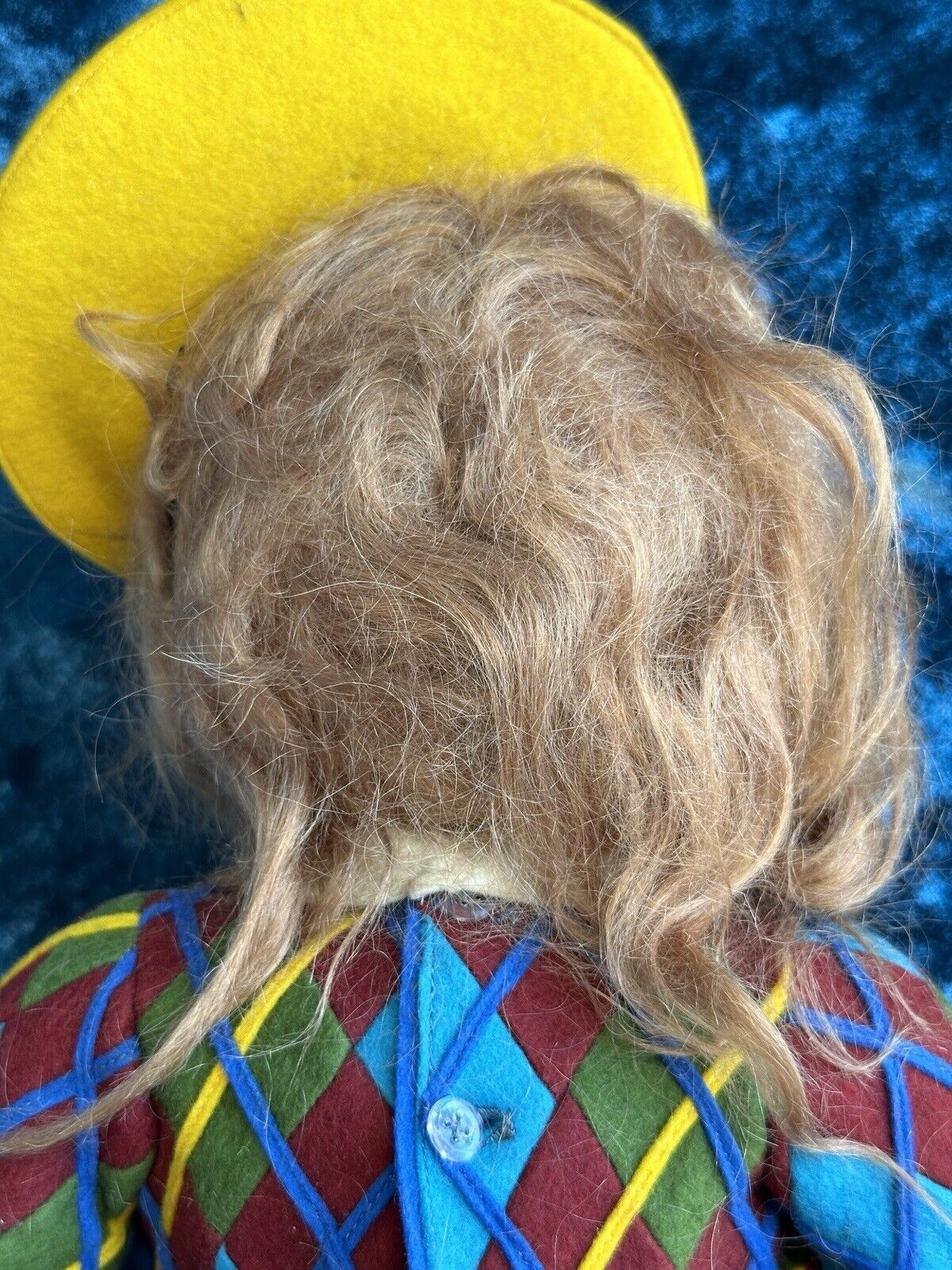 Vintage Italian Lenci Grugnetto 1500 Series Felt Grumpy 17.5” Doll