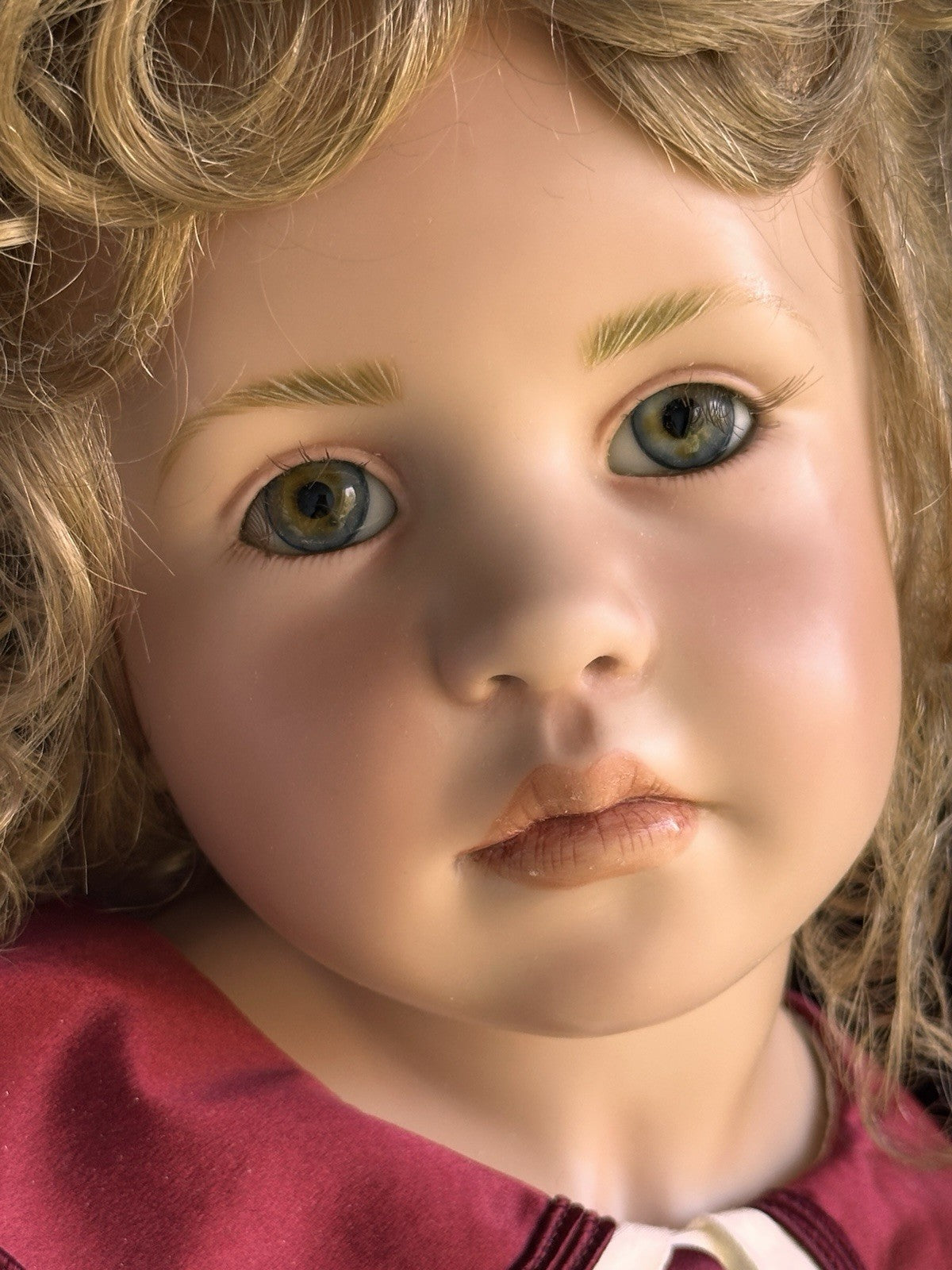German 31” Hildegard Gunzel Wax Over Porcelain May Doll NIB LE Europe 35