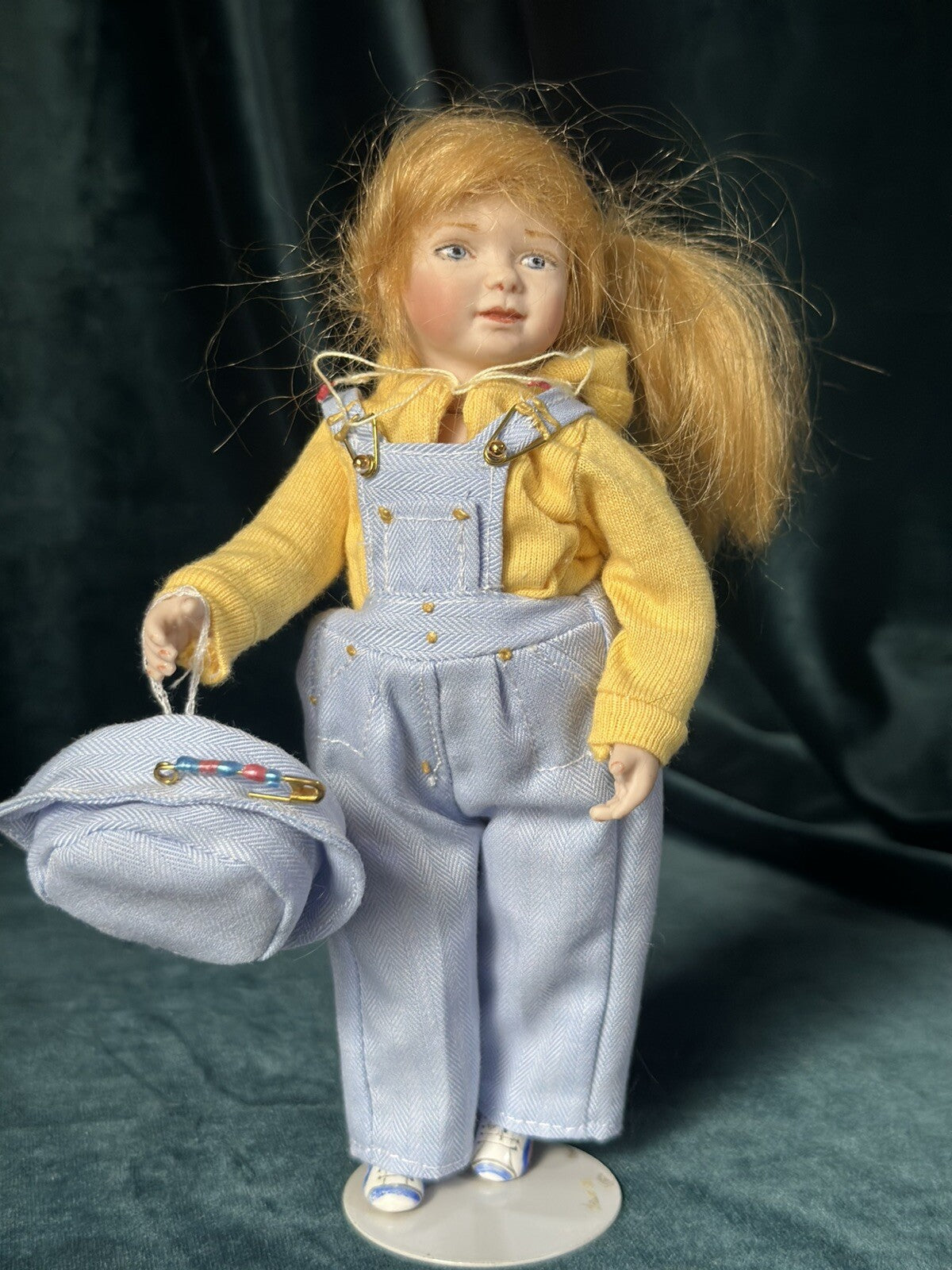 Artist Porcelain 6 1/2” Doll “Faye” by Andrea Robbins LE 17/25