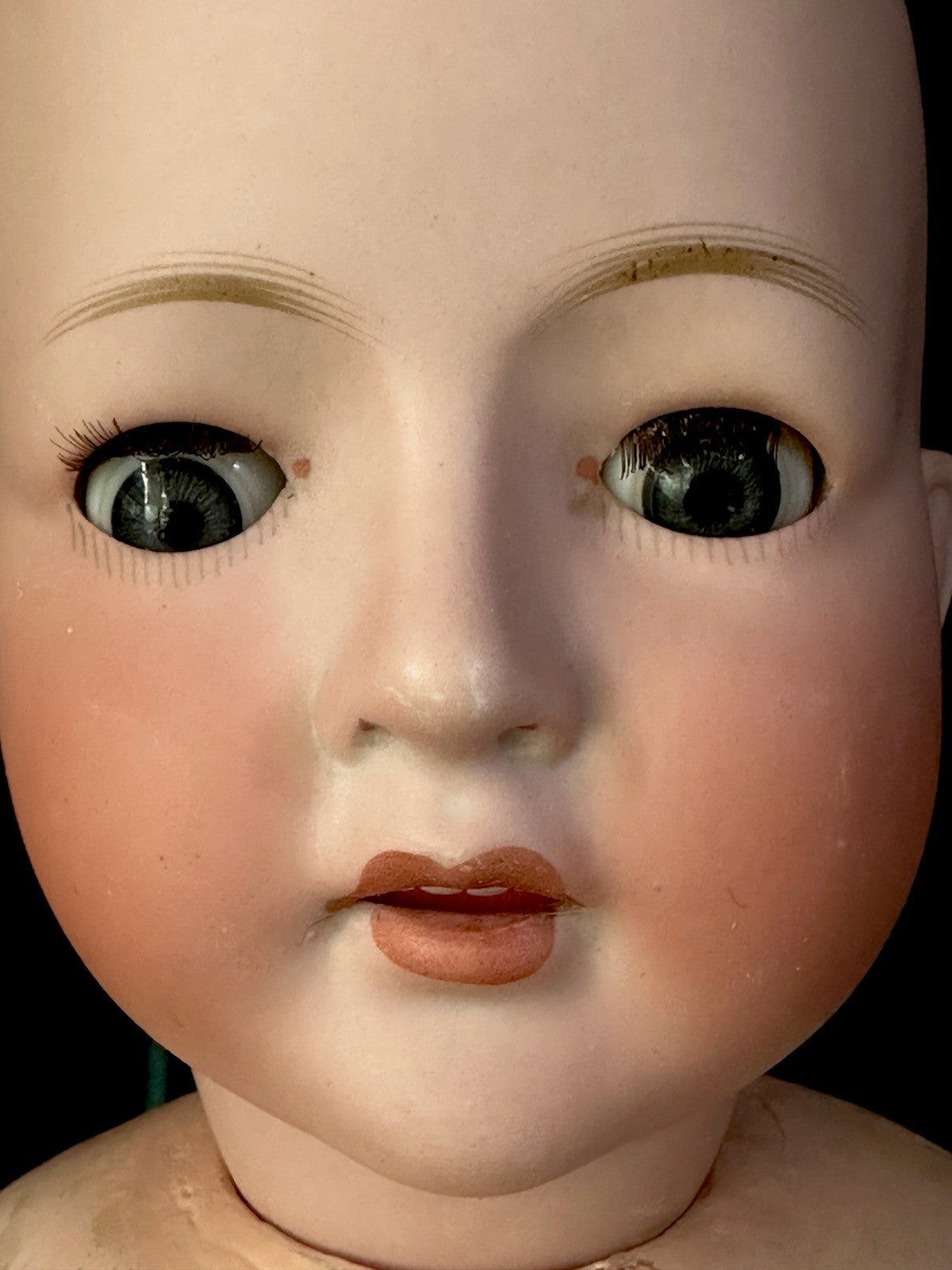 Antique German 24” Gebrüder Ohlhaver Revalo Bisque Head Doll