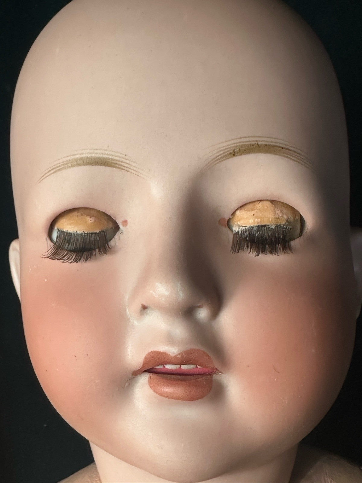 Antique German 24” Gebrüder Ohlhaver Revalo Bisque Head Doll