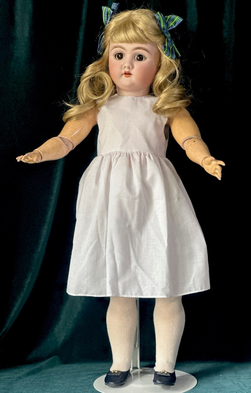 Antique German Heinrich Handwerck 109-12 DEP Bisque Head 24” Doll