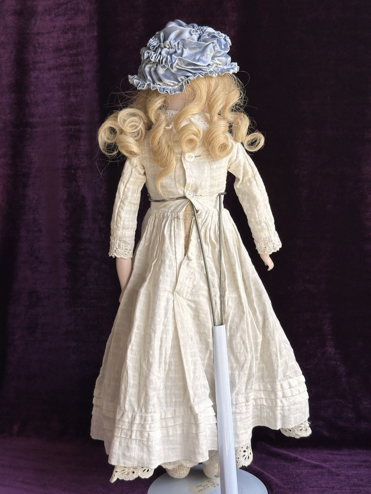 Antique German 21” Kestner Alphabet Series Closed Mouth Bisque Head Doll
