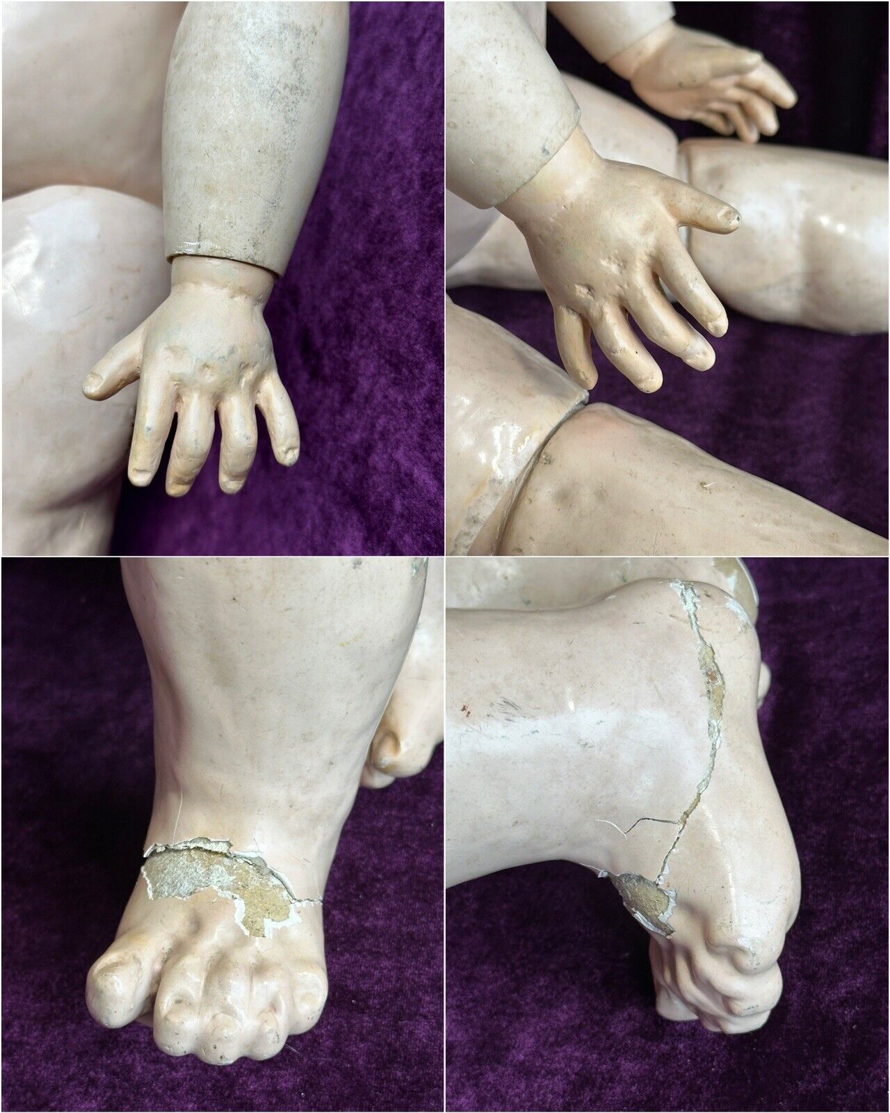 Lifesize Antique French 27” SFBJ 251 Toddler Character Doll