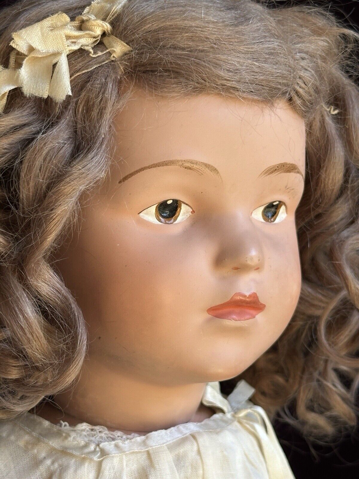 Rare Antique Original 22” Schoenhut Doll Original in Box No Damage No Repaint