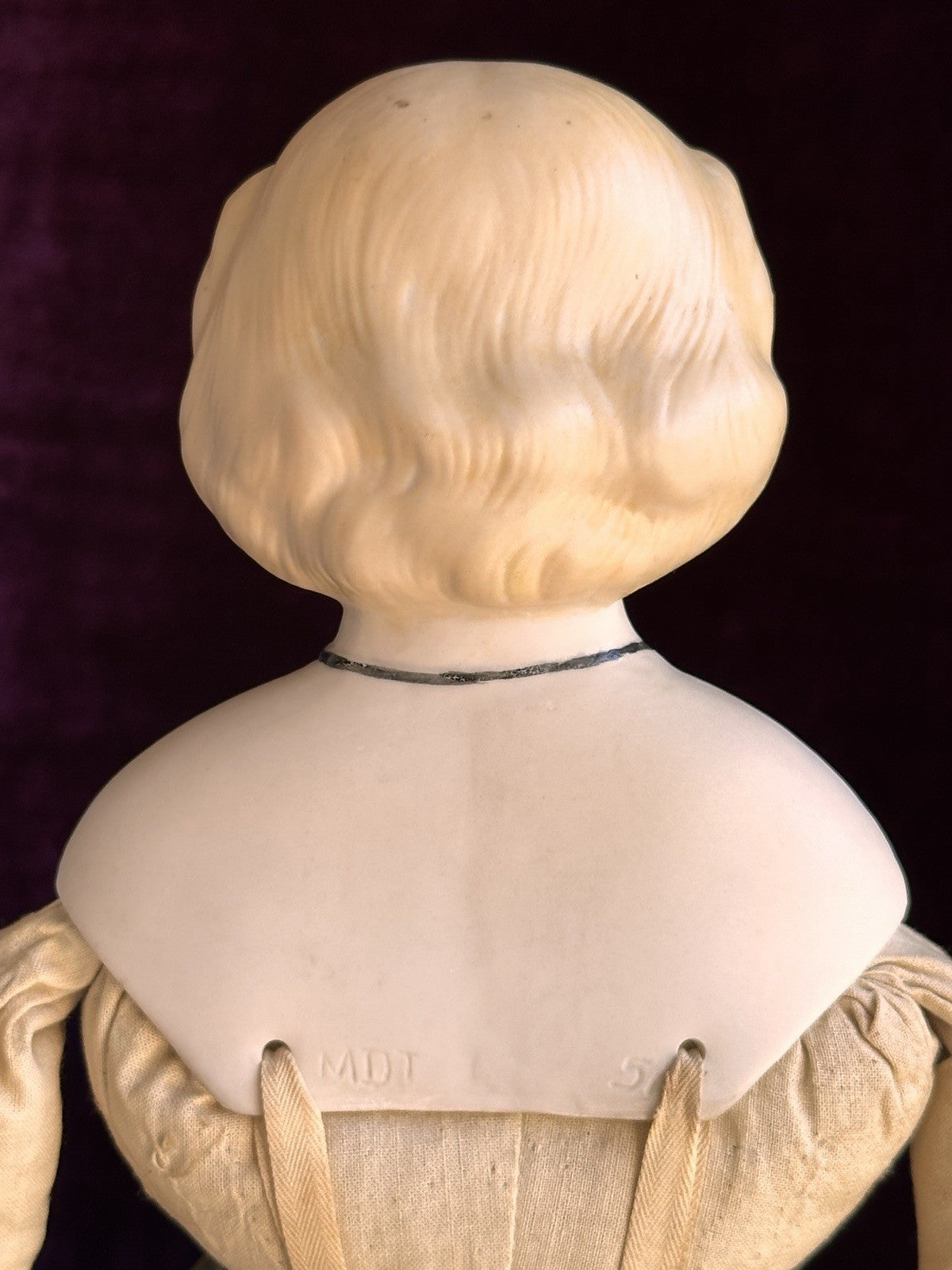 Vintage 1957 18” Reproduction of Antique German China Parian Fashion Doll