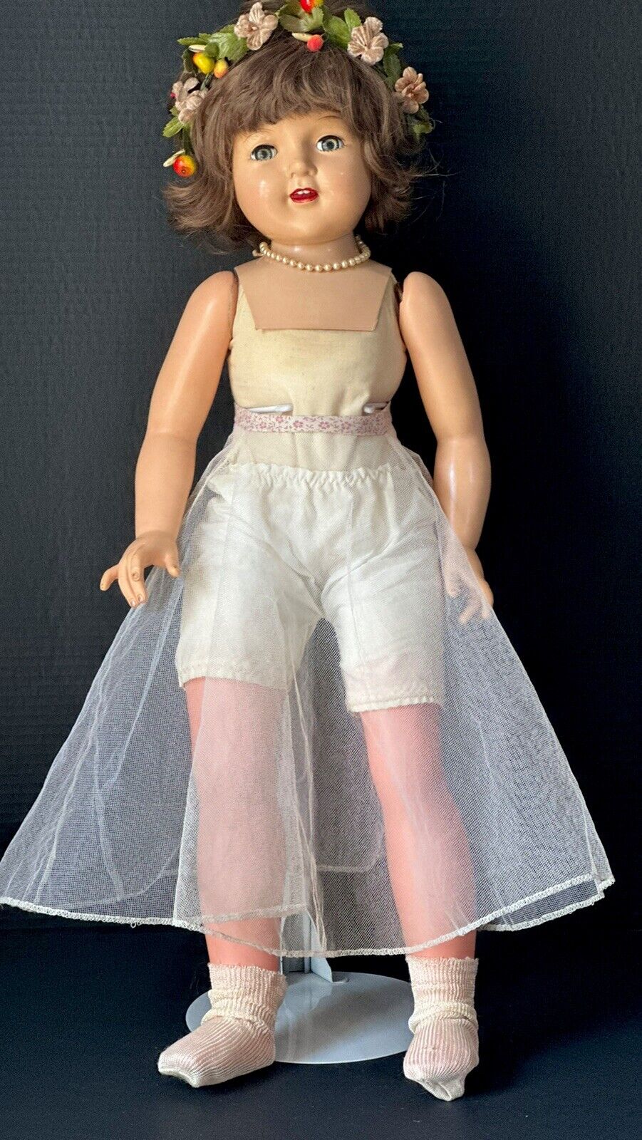 Unidentified Vintage Large 29” Mama Doll