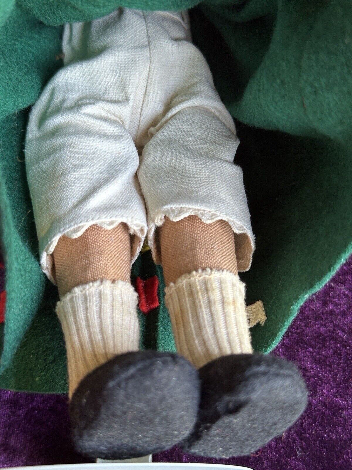 Vintage Italian 9” Lenci Mascotte Felt Cloth Doll with Tags