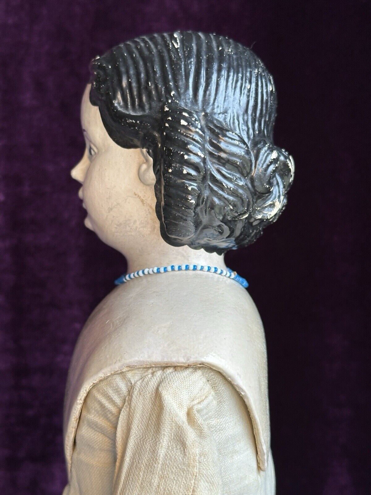 Antique American 24” Greiner Papier Mache Doll Doll with Original Label
