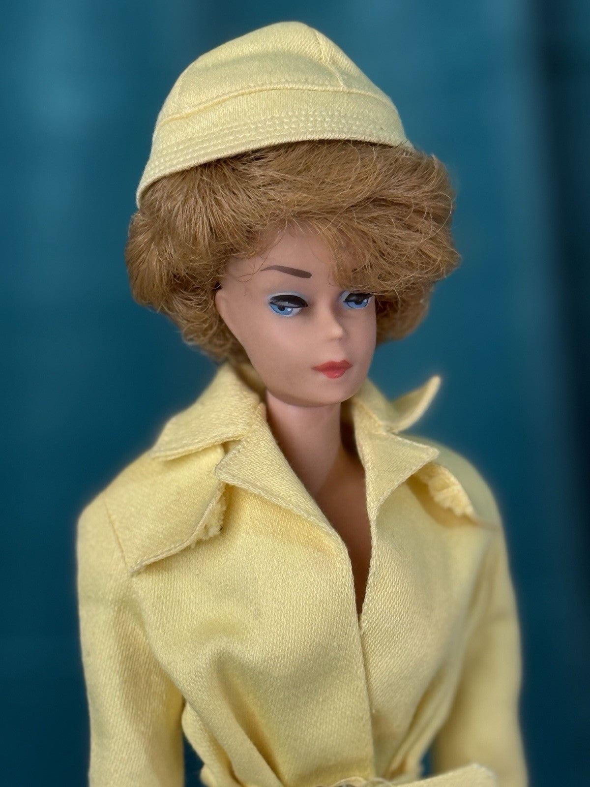 Early Mattel Vintage Blonde Bubblecut Midge Barbie Doll Tagged Outfit
