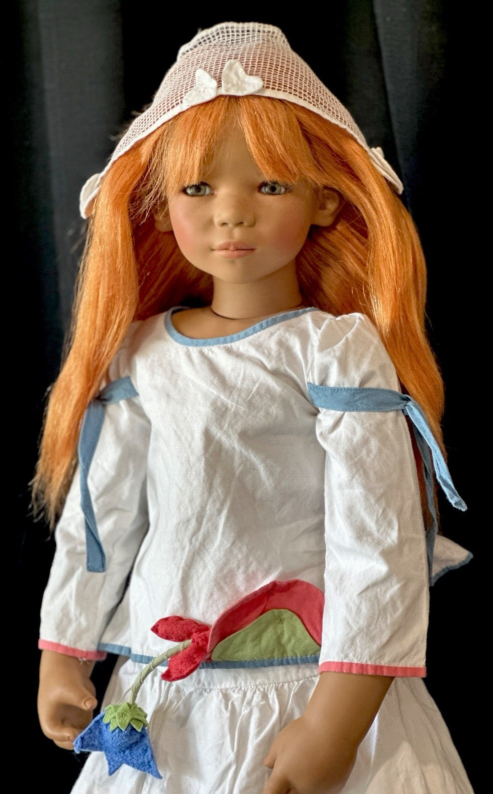 Collectible German Annette Himstedt Vinyl 34” Doll “Jella” LE 277