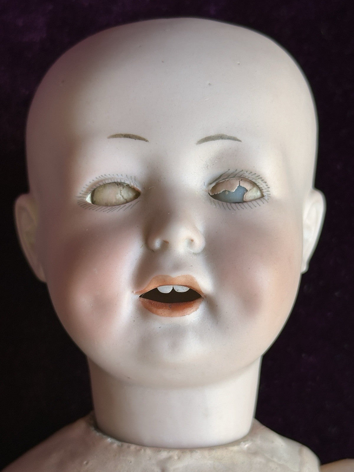 Rare Antique German 11.5” Armand Marseille 590 Bisque Head Baby Doll