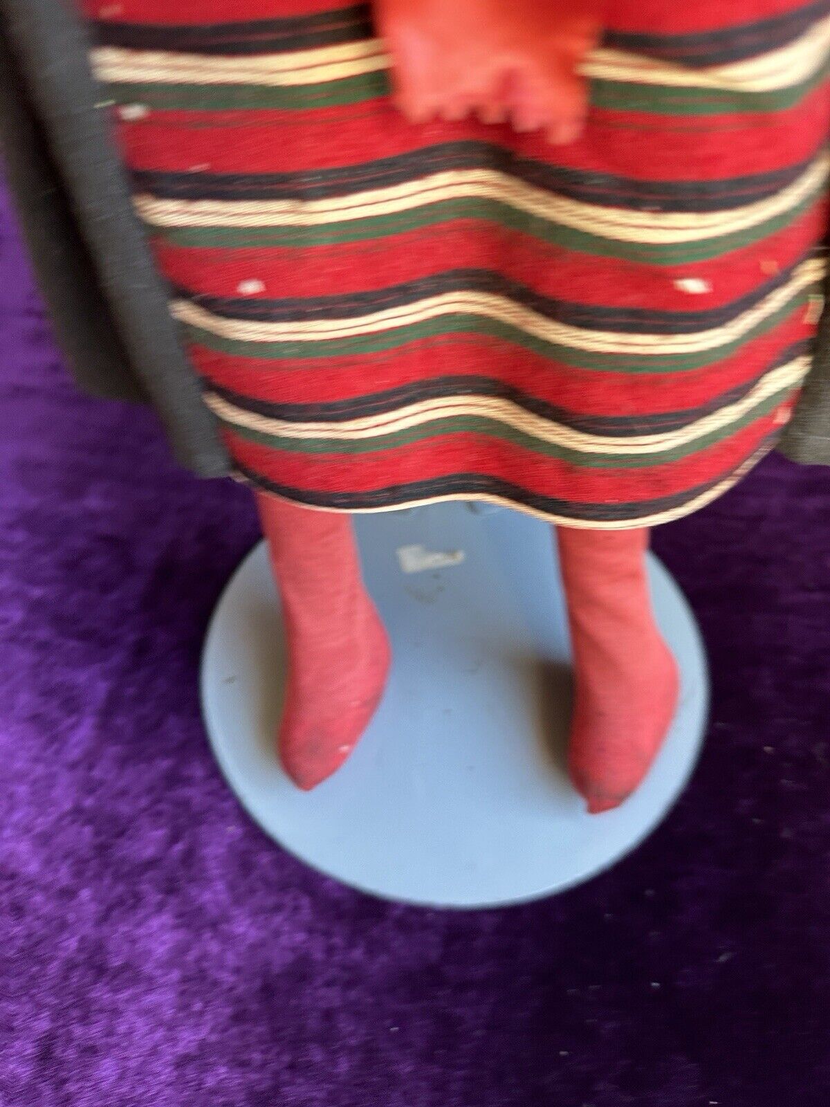 Antique European 24” Cloth Boudoir Style Greta Doll Made In Sweden