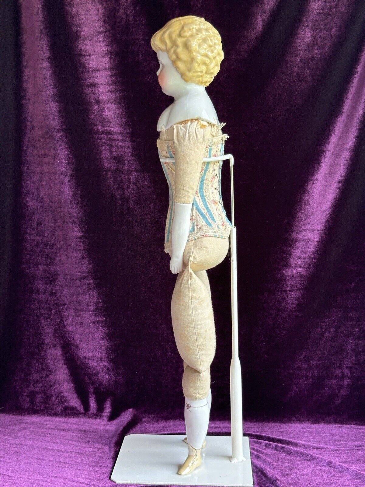 Large Antique German 25” Alt Beck Gottschalck 1000 Highland Mary China Doll