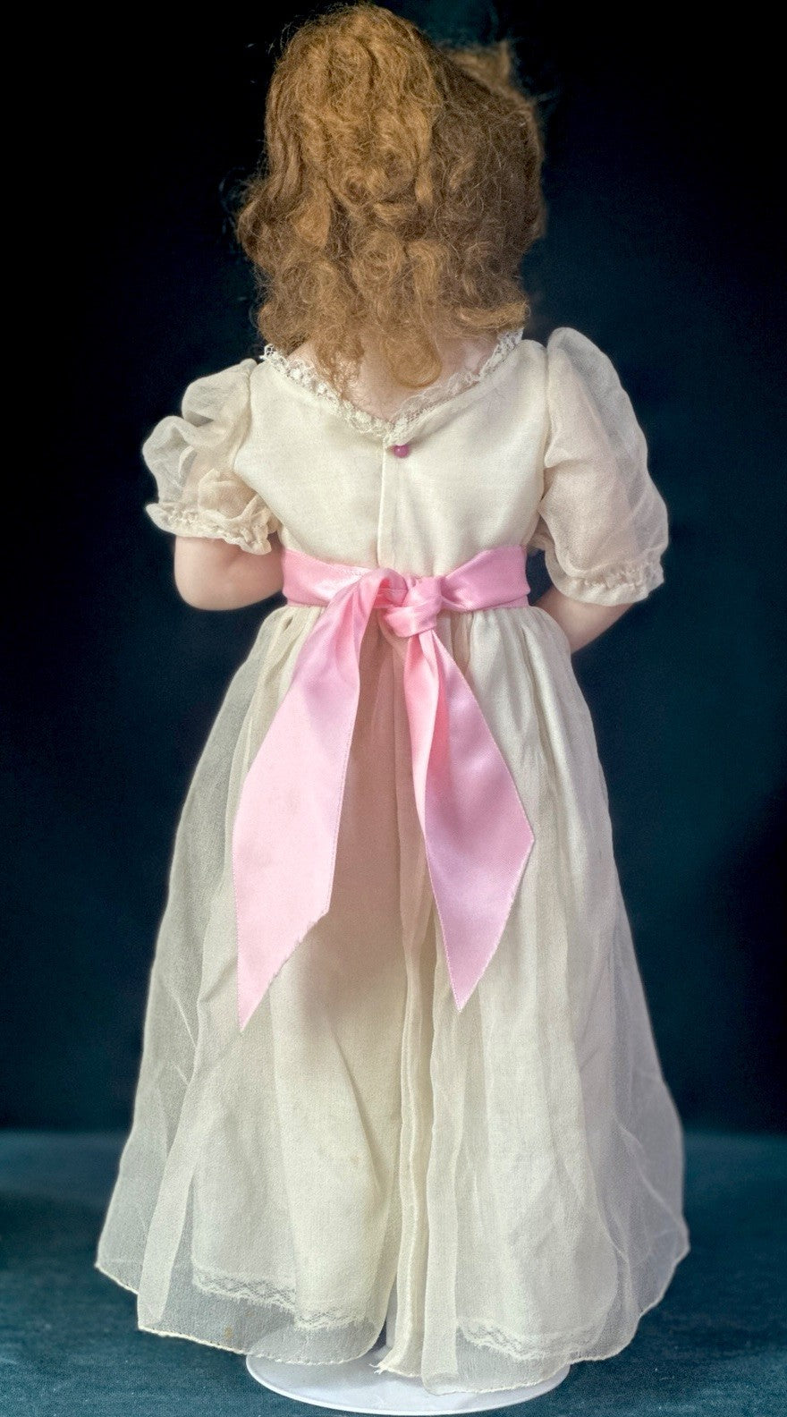 Vintage 1984 Linda Cheek Porcelain Pinkie 14” Doll Original Outfit