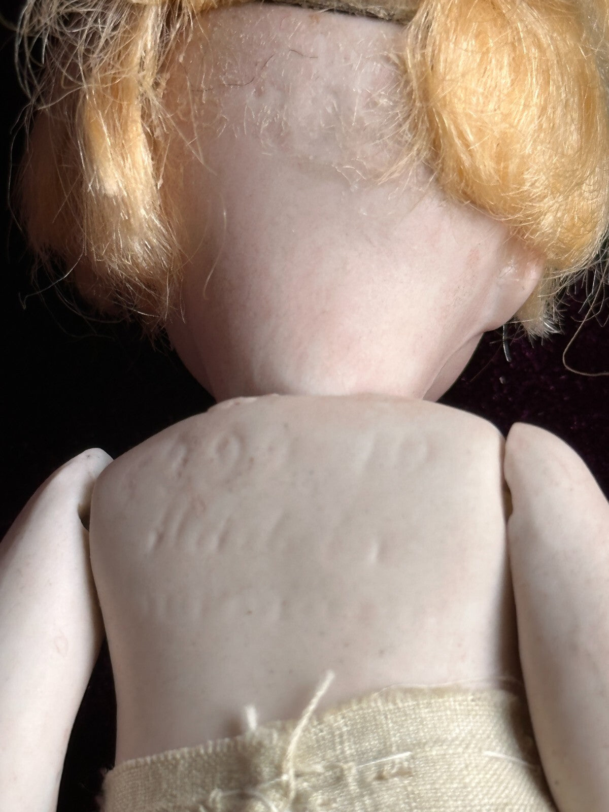 Antique German 4.5” Kestner 292 All Bisque Googly Eyes Doll