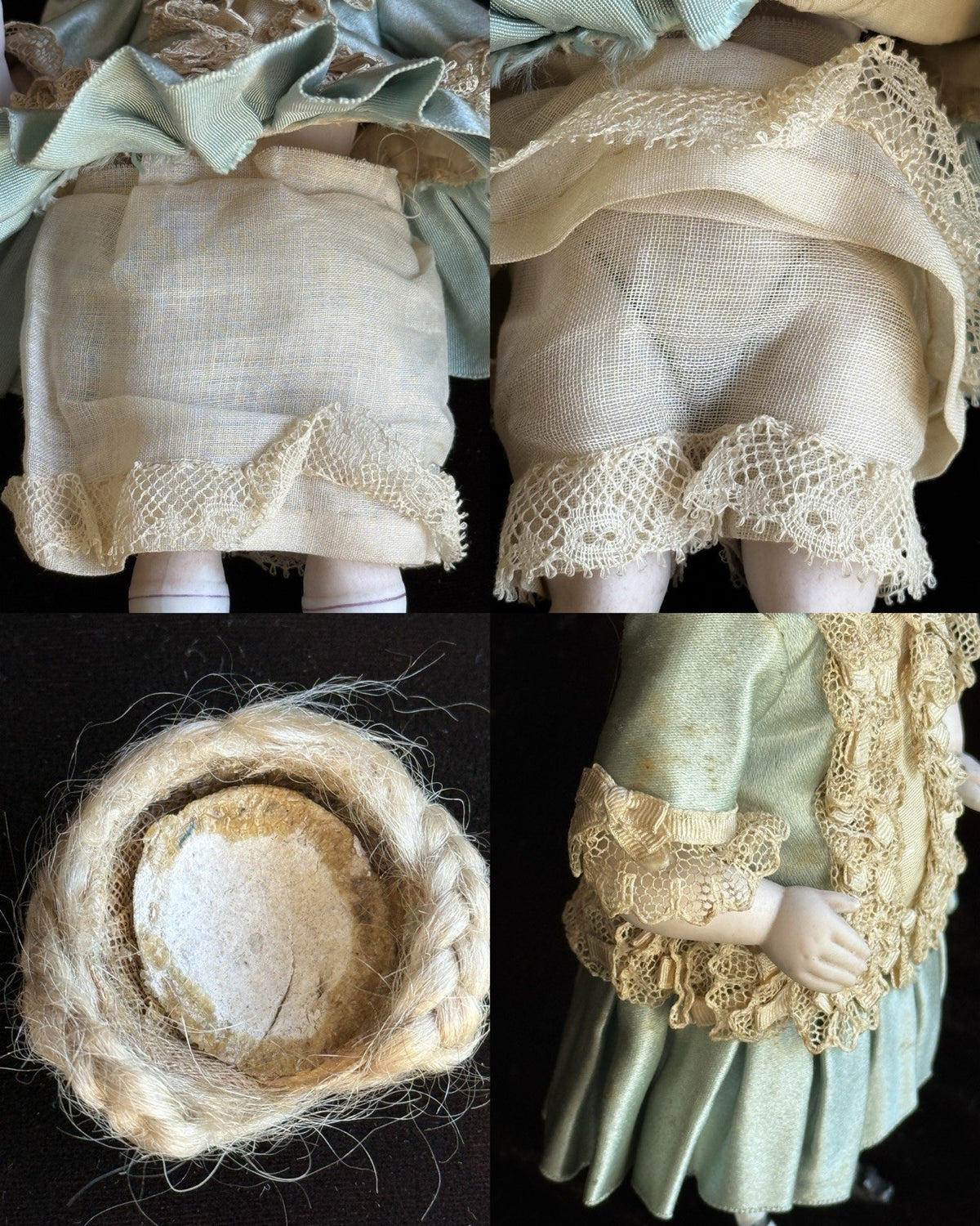 Antique German 7.5” Kestner All Bisque Wrestler Mignonette Closed Mouth Doll