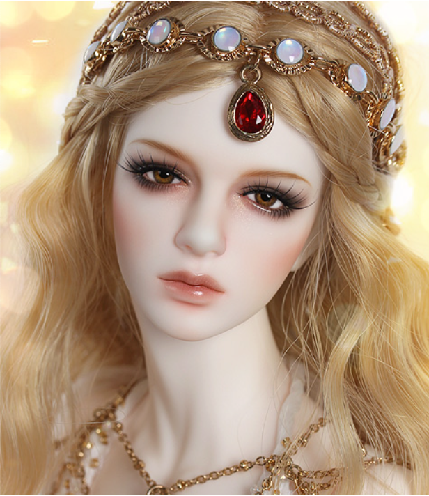 Iple House 17” F.I.D Female Harase BJD 1/4 Resin Fashion Doll Face-Up Wig Box