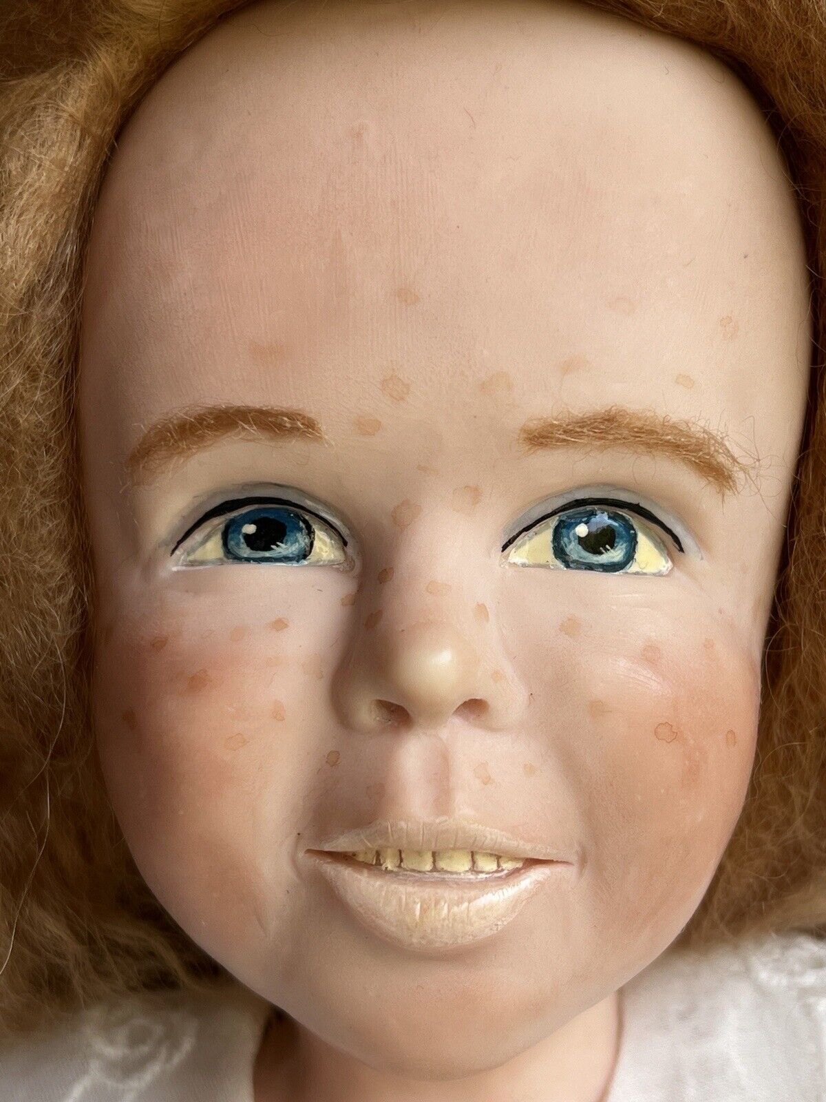 Collectible 23” OOAK Sculptured Artist Polymer Clay Doll by Ronna Morse