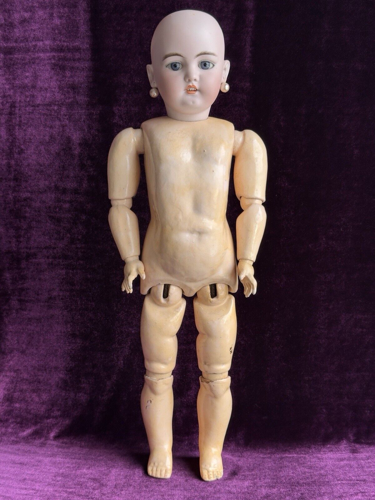 Antique German 20” Simon Halbig 1079 Dep Bisque Head Doll