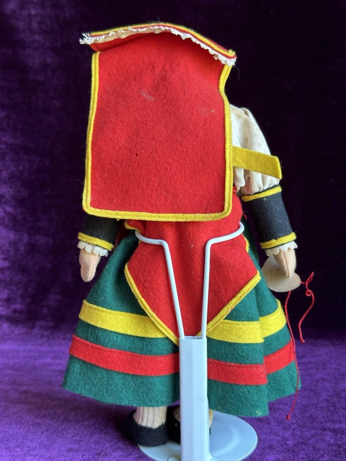 Vintage Italian 9” Lenci Mascotte Felt Cloth Doll with Tags