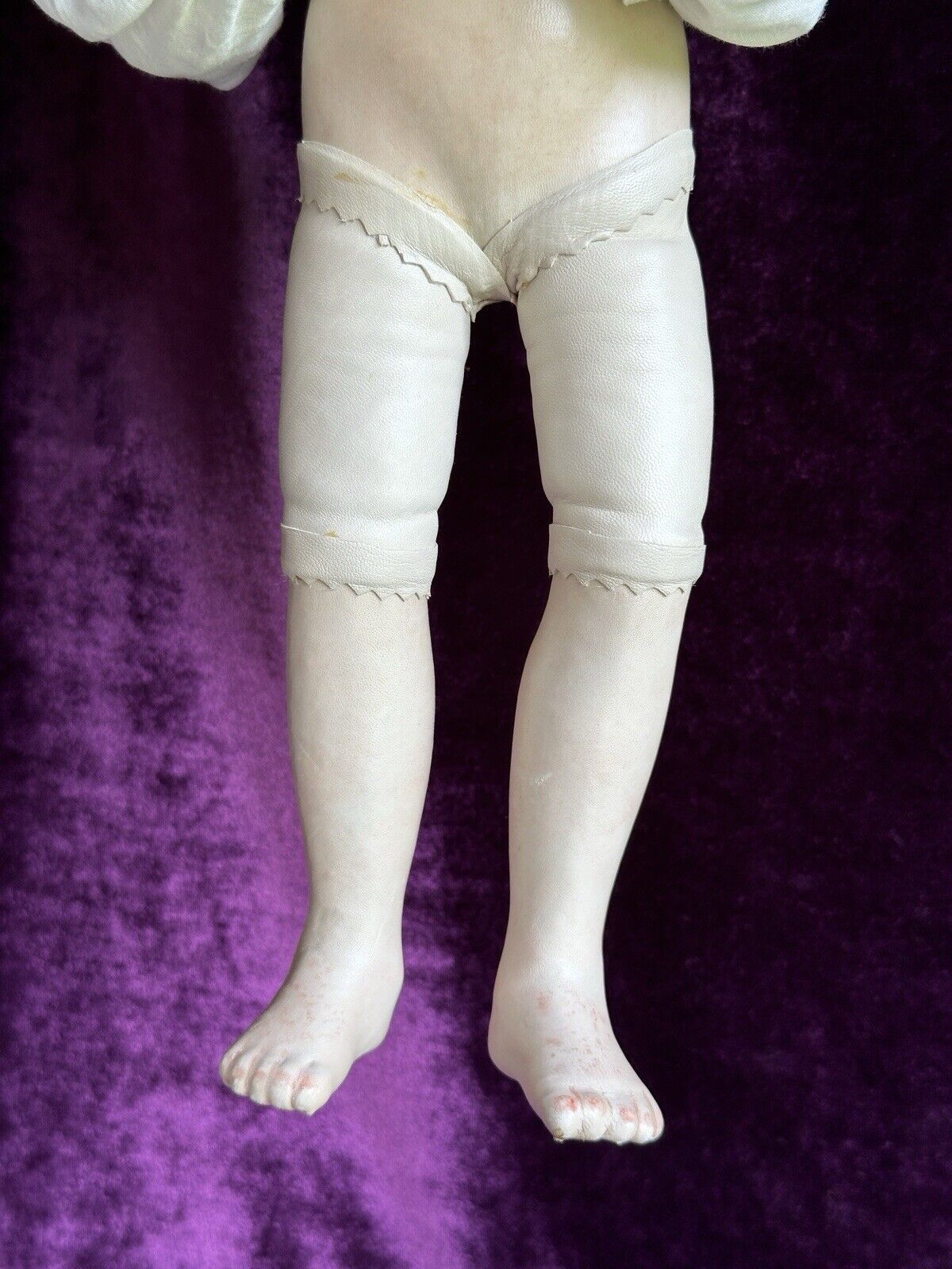 Very Rare OOAK 15.5” French Artist Malou Ancelin Leather Handmade Signed Doll