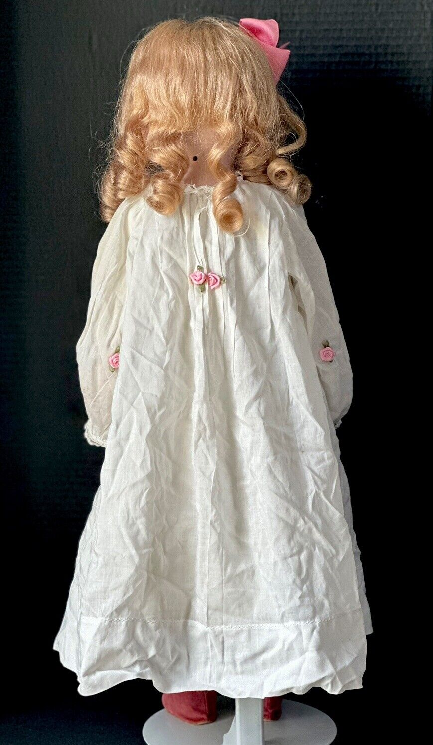 Antique JDK Kestner Mold 154 Bisque Head/Shoulder Leather Body 26” Doll
