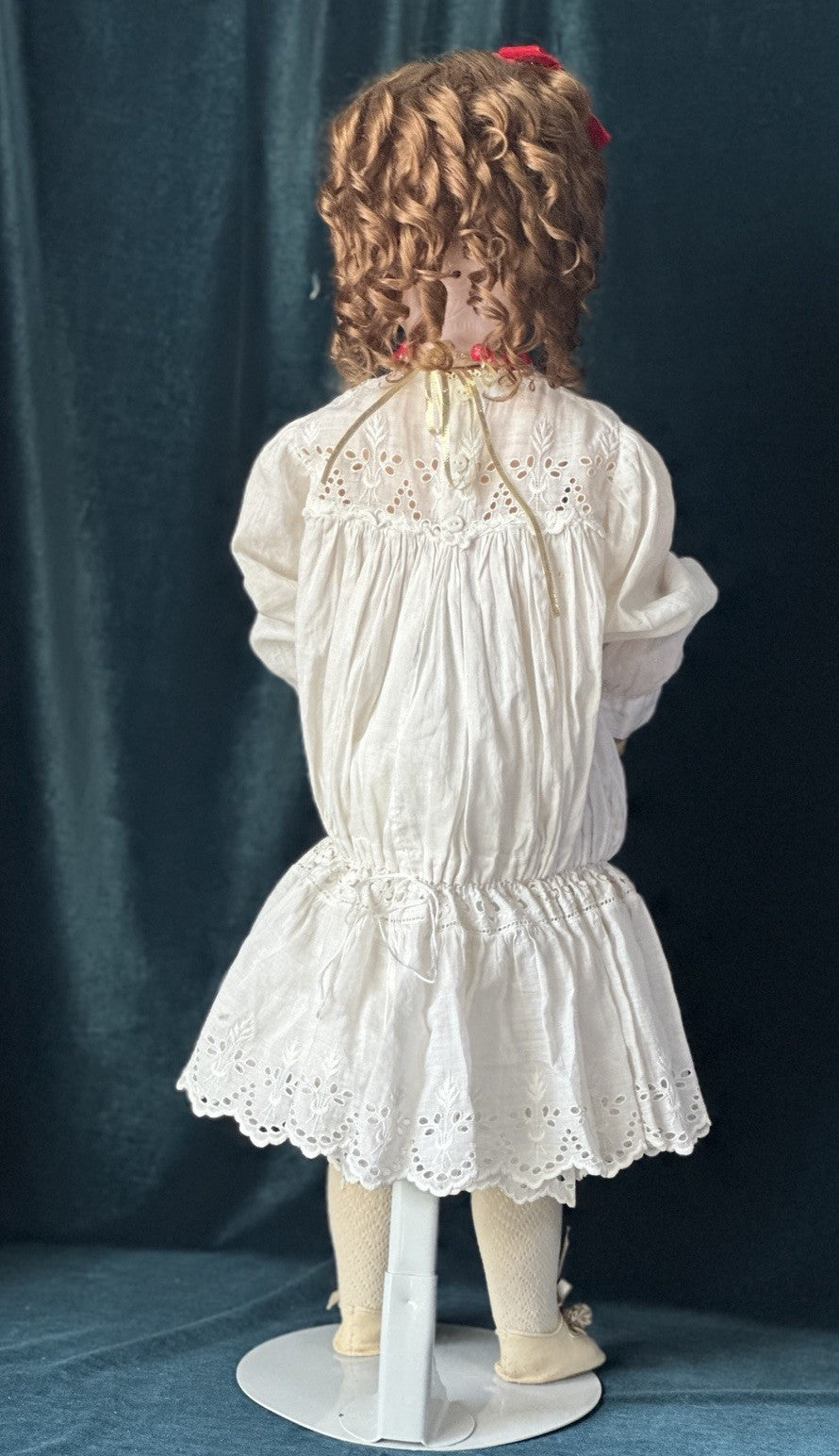 Antique German Shoenau & Hoffmeister Mold 1906 Bisque Head 27” Doll