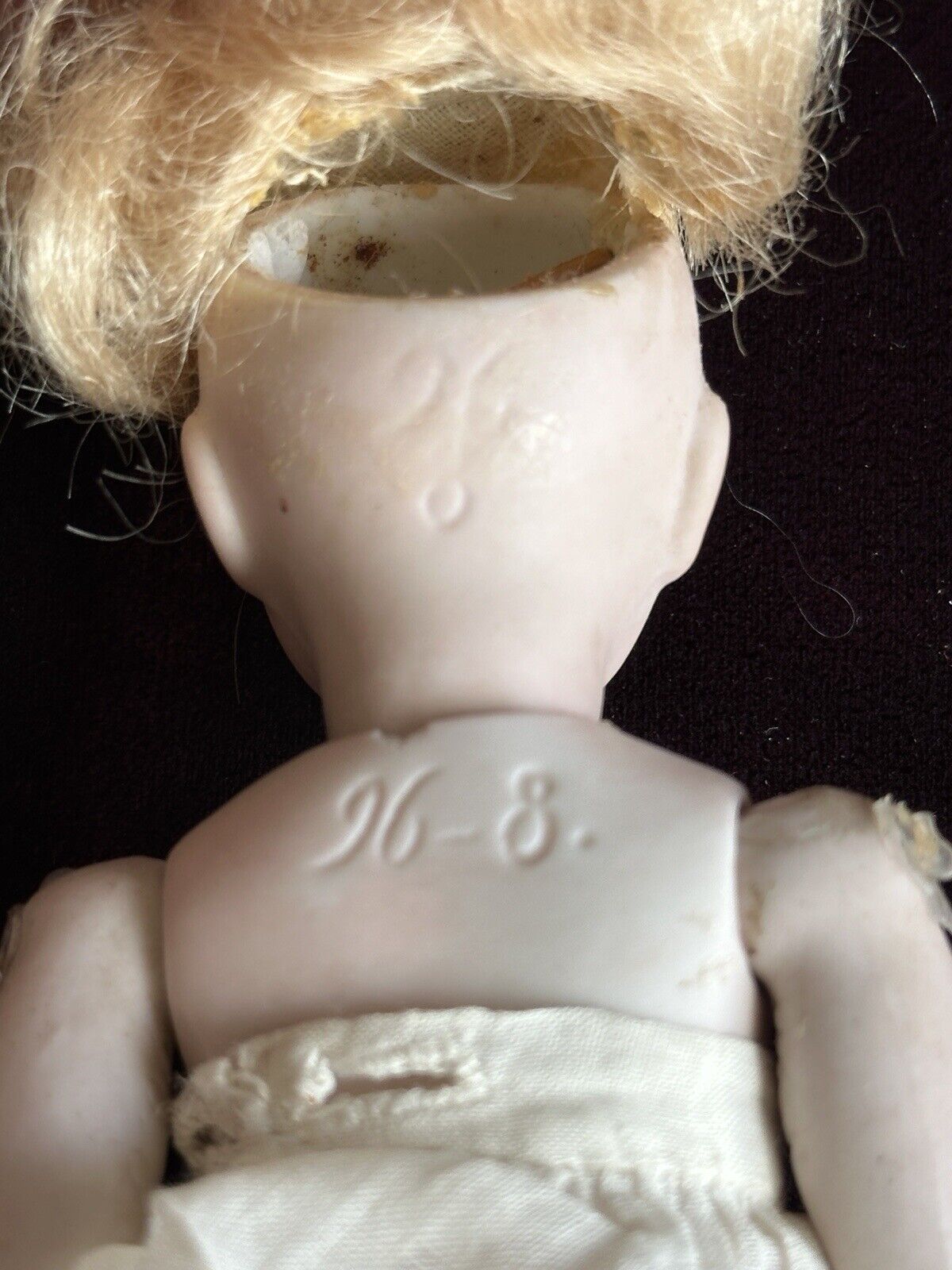 Rare Antique German 6” All Bisque Gebruder Kuhnlenz 96 Mignonette Doll