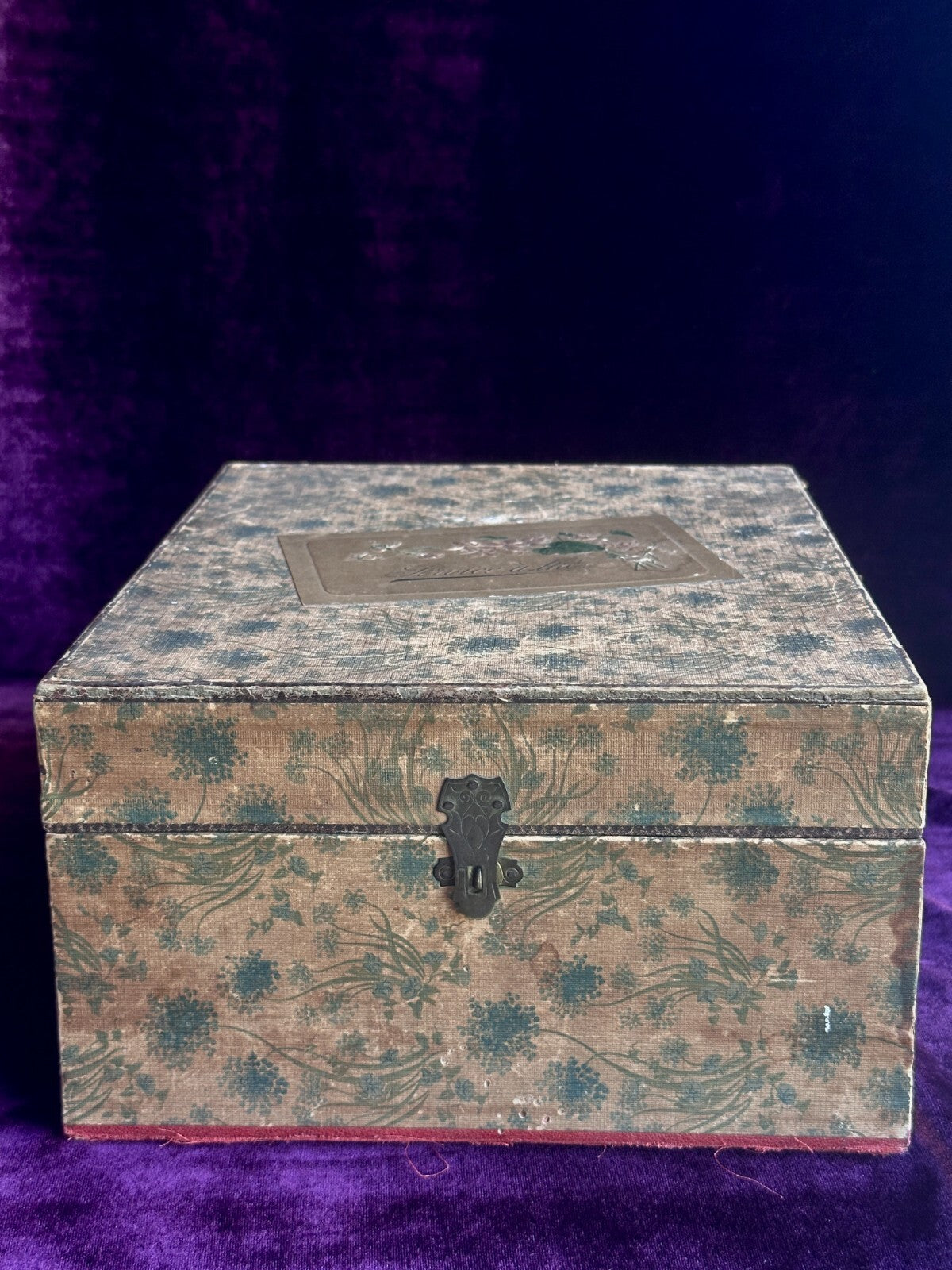 Antique All Original French Doll China Tea Service Set in Presentation Box