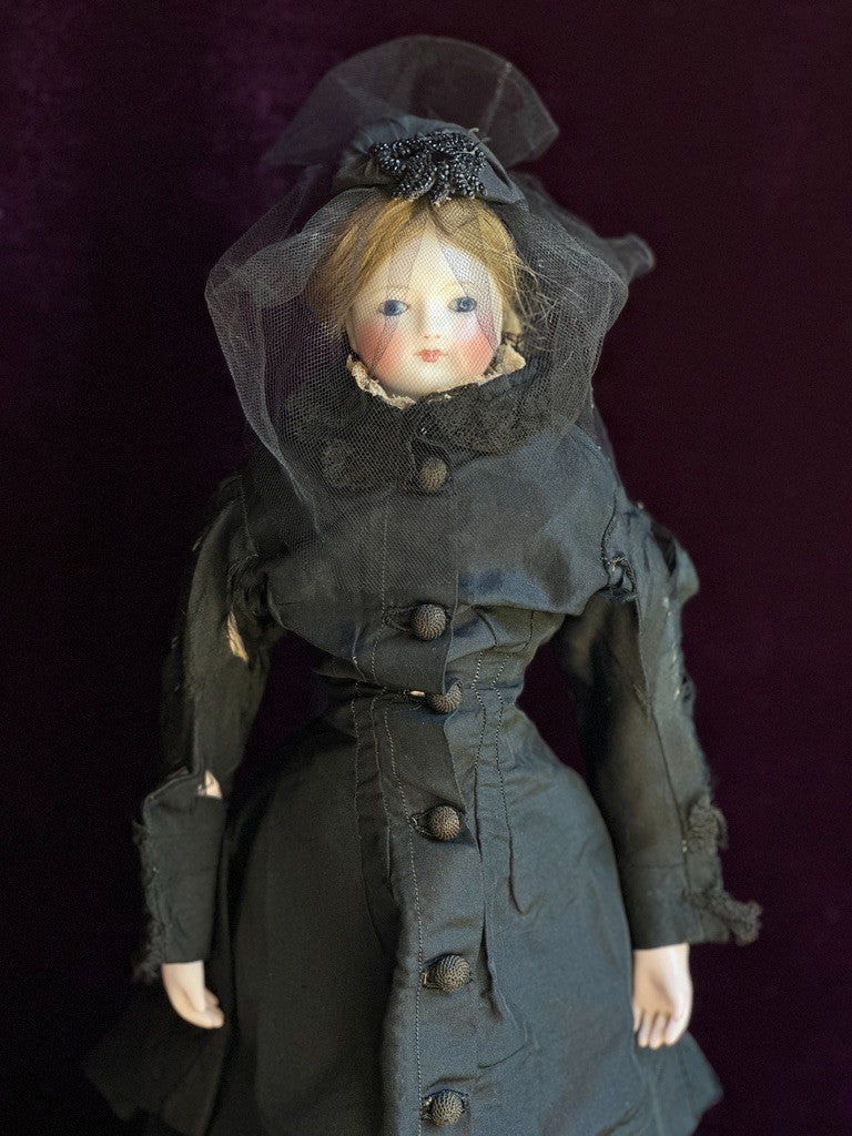 Rare Antique French 15” Blampoix Poupee China Head Fashion Doll