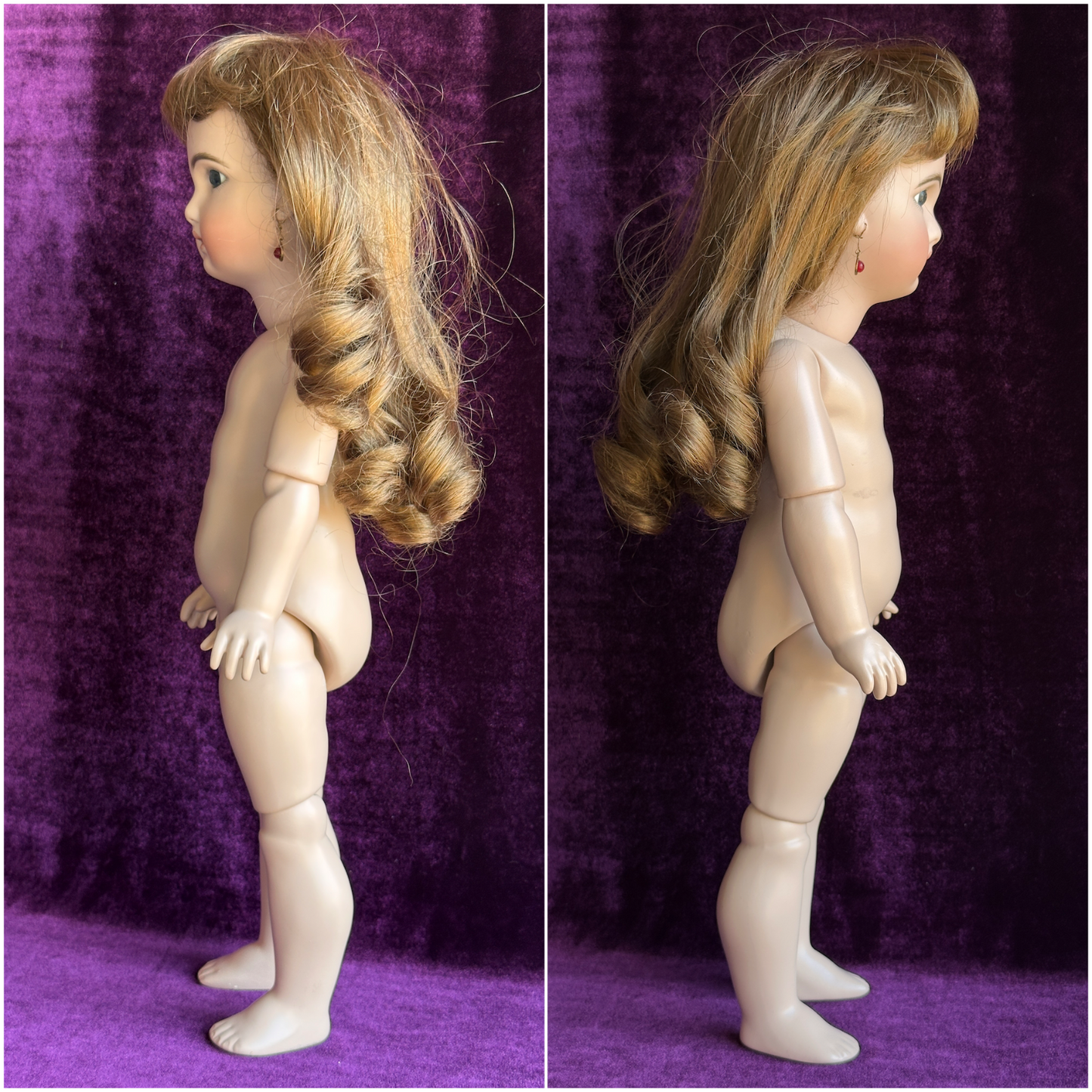 Porcelain 17” Reproduction of Antique French Rabery & Delphieu L'Intrepide Doll