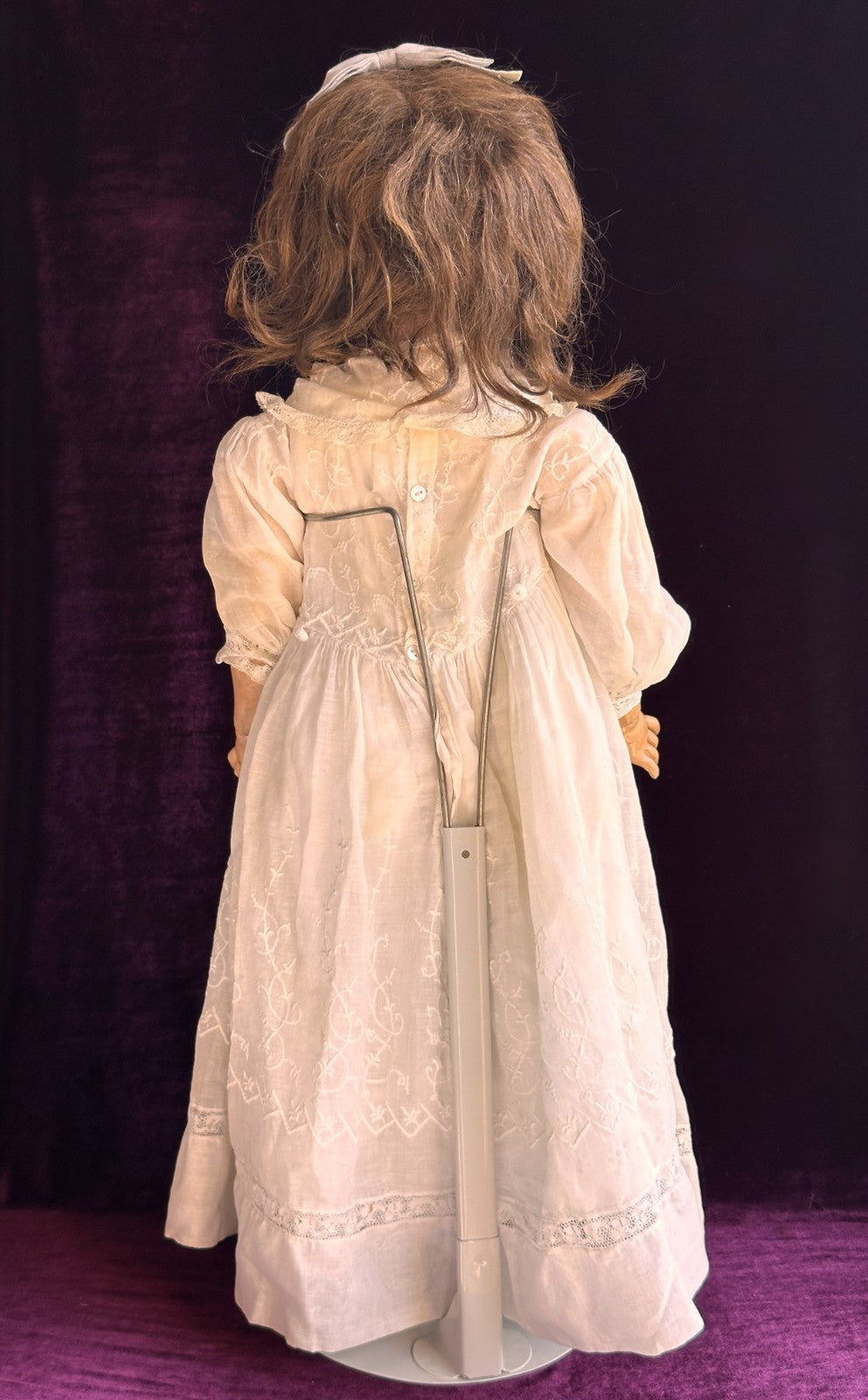 Rare Large Antique German 30" Simon Halbig 1269 Dep Bisque Head Doll