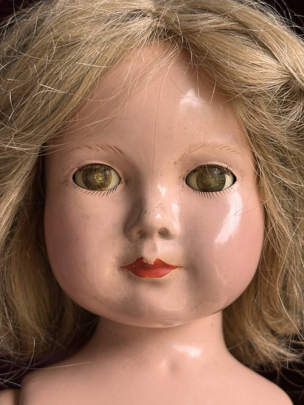Vintage Original Dewees Cochran 17” Effanbee American Children Composition Doll