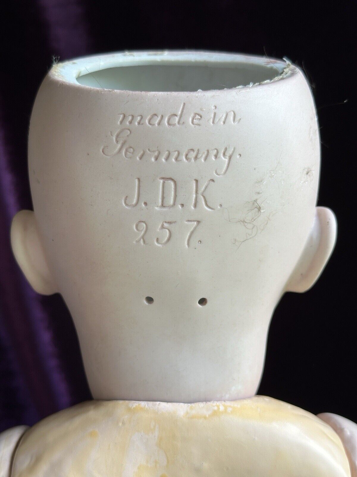 Large Antique German 23” Kestner JDK 257 Character Baby Doll