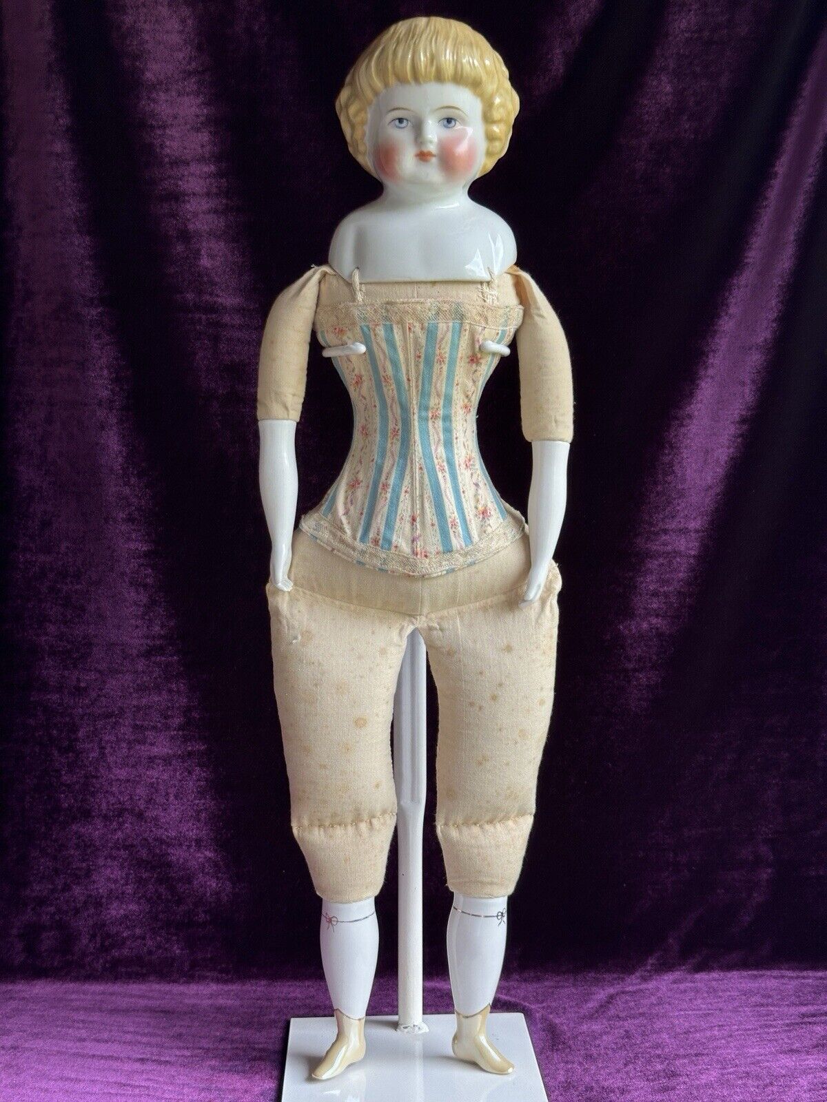 Large Antique German 25” Alt Beck Gottschalck 1000 Highland Mary China Doll