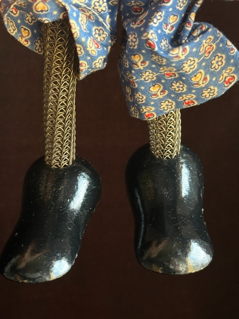 Vintage American Ideal 12.5" Baby Snooks Flexy Doll Fanny Brice Doll with Tag