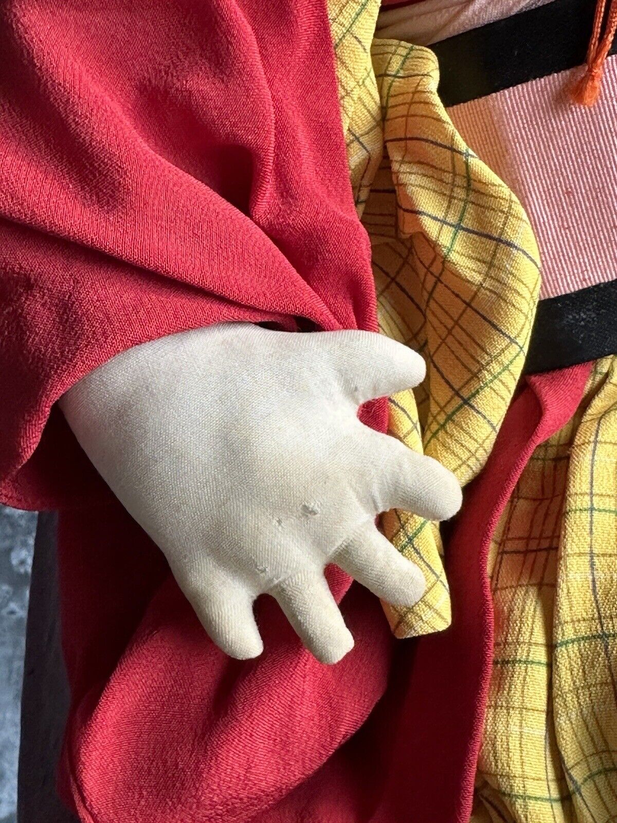 Vintage 18” Japanese Willy Seiler Artist Cloth Oriental Doll