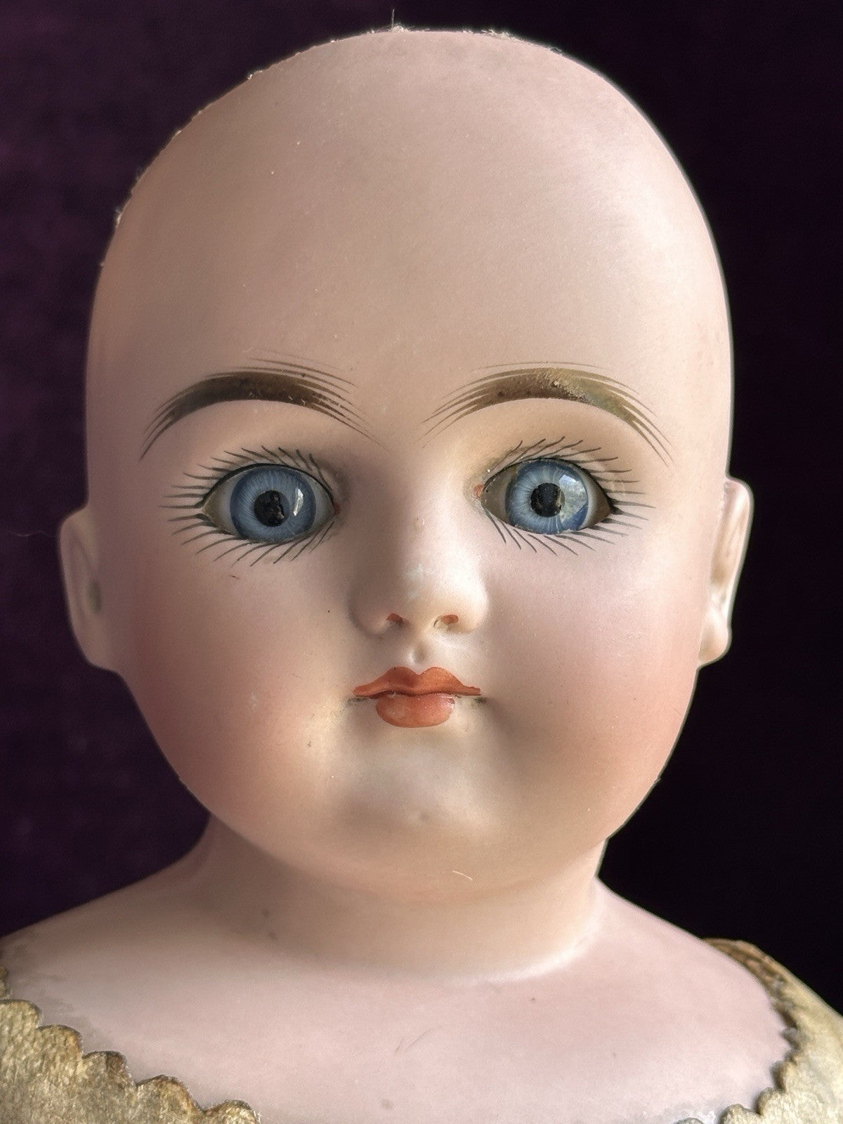 Antique German 21” Kestner Alphabet Series Closed Mouth Bisque Head Doll