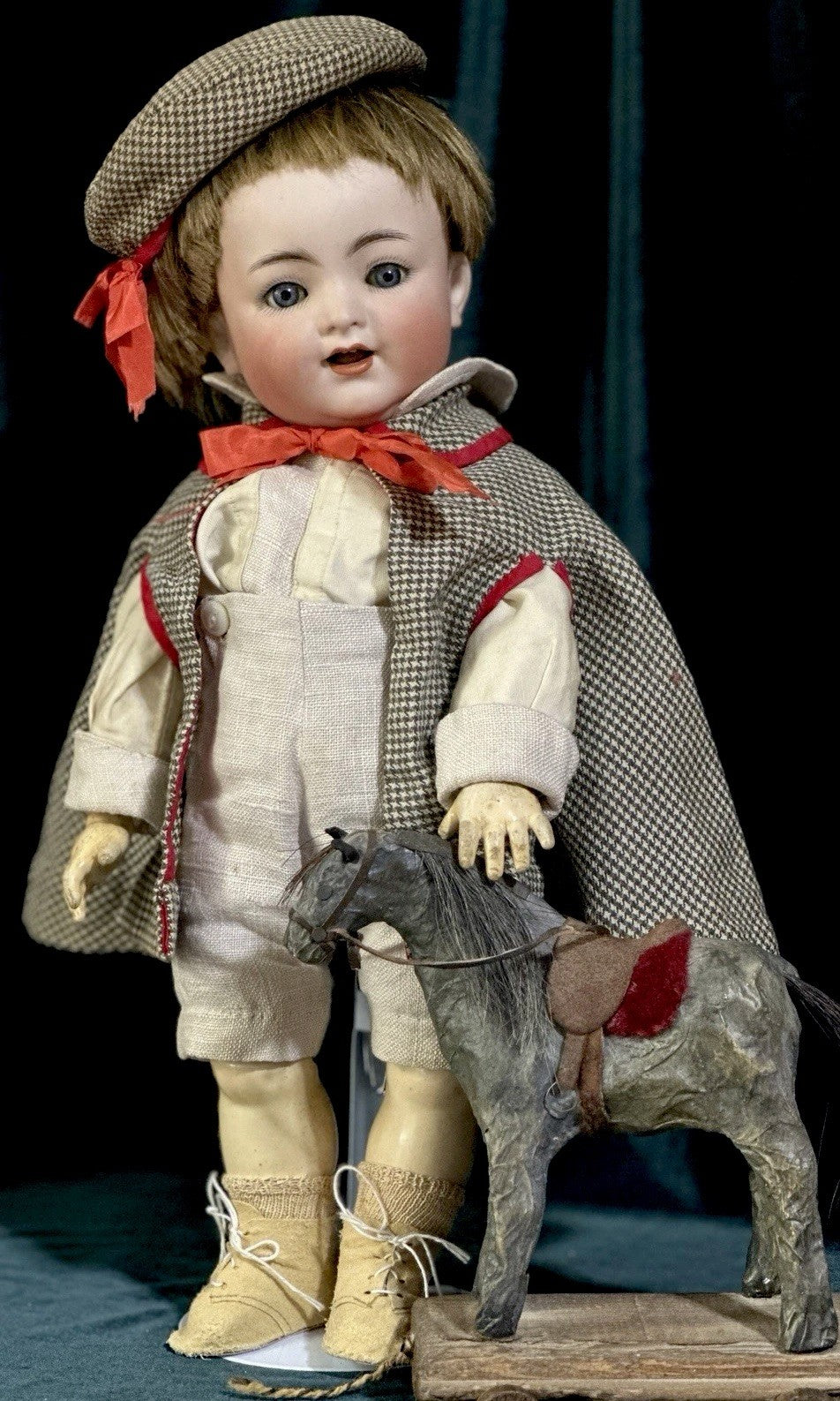 Antique German Kammer & Reinhardt Simon Halbig 16” Toddler Doll Bisque Head