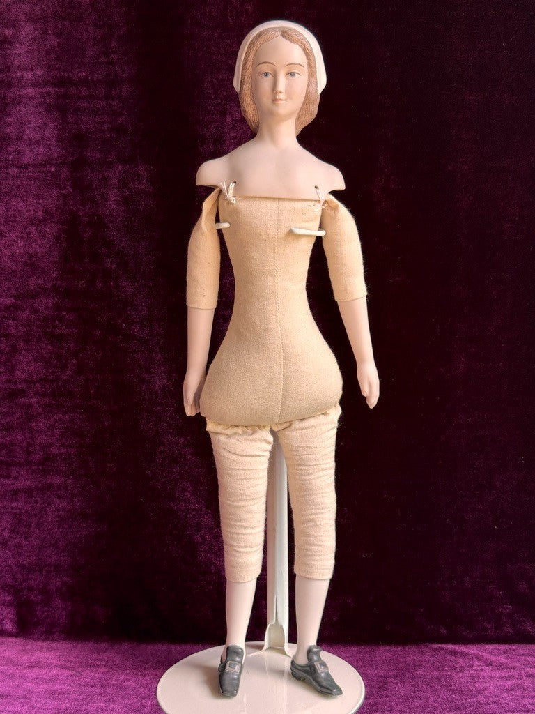 Vintage Porcelain 16" UFDC Artist Diana Crosby Ye Boston Maid Cloth Doll