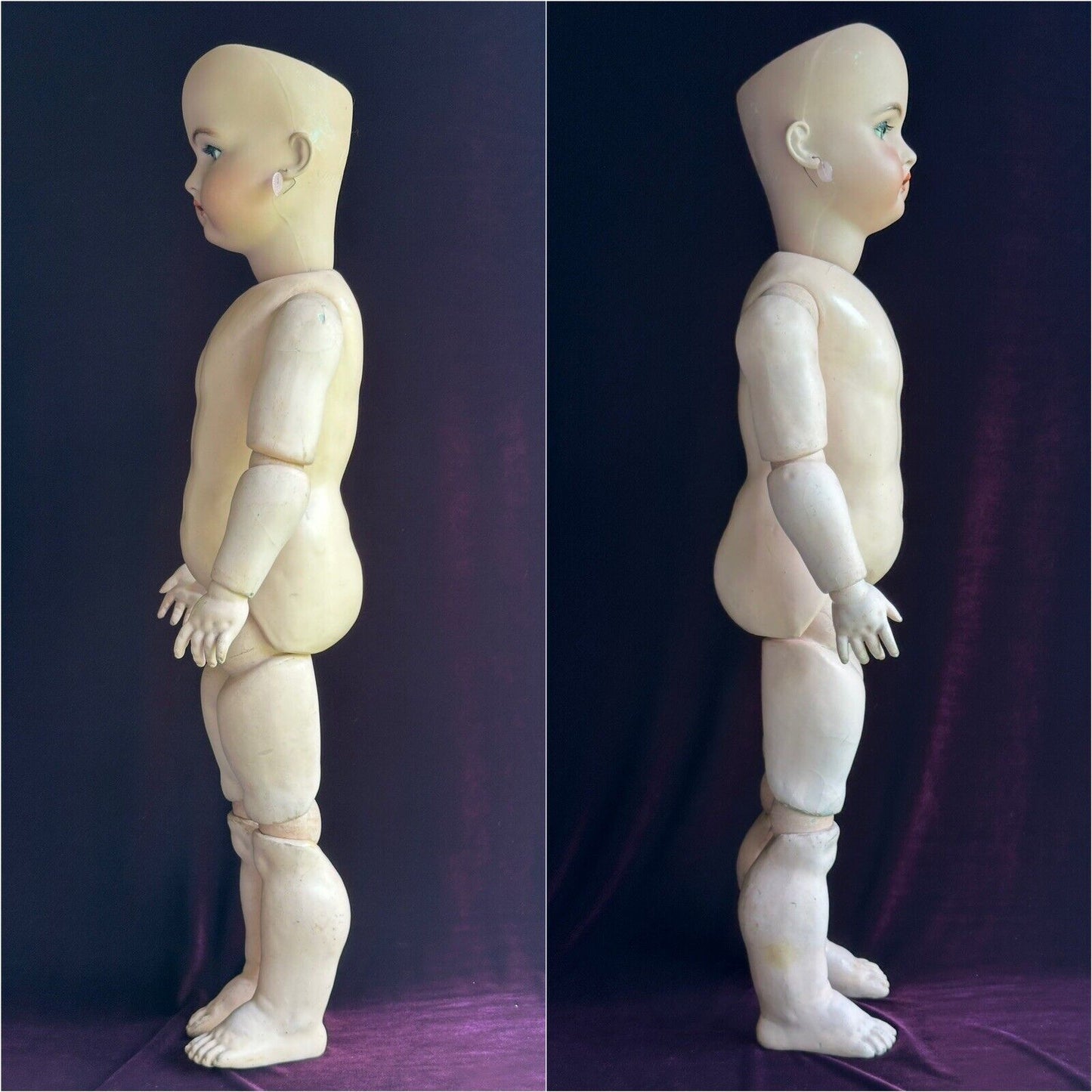 Large Antique German 31” Simon Halbig Kammer Reinhardt 80 Bisque Head Doll